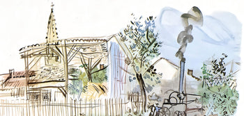 Raoul Dufy, La Batteuse S'En Va, Page, Vacances Forces