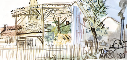 Raoul Dufy, La Batteuse S'En Va, Page, Vacances Forces