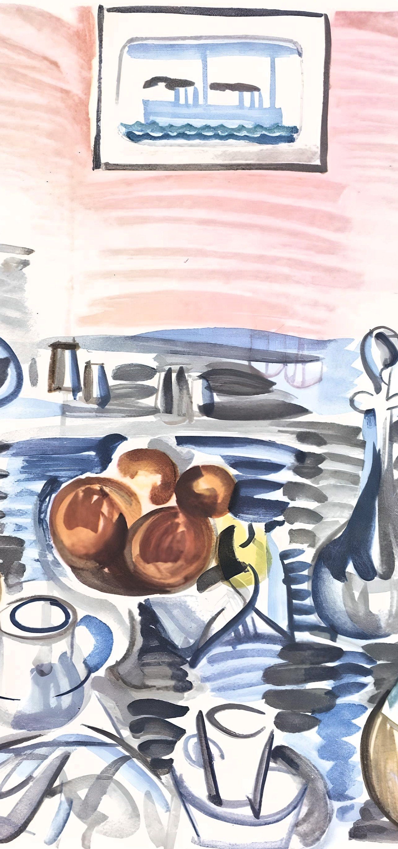 Raoul Dufy, Djeuner De Cassis, Vacances Forces