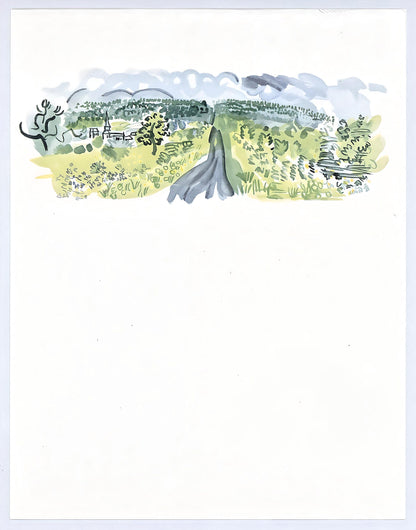 Raoul Dufy, Village De France, Vacances Forces