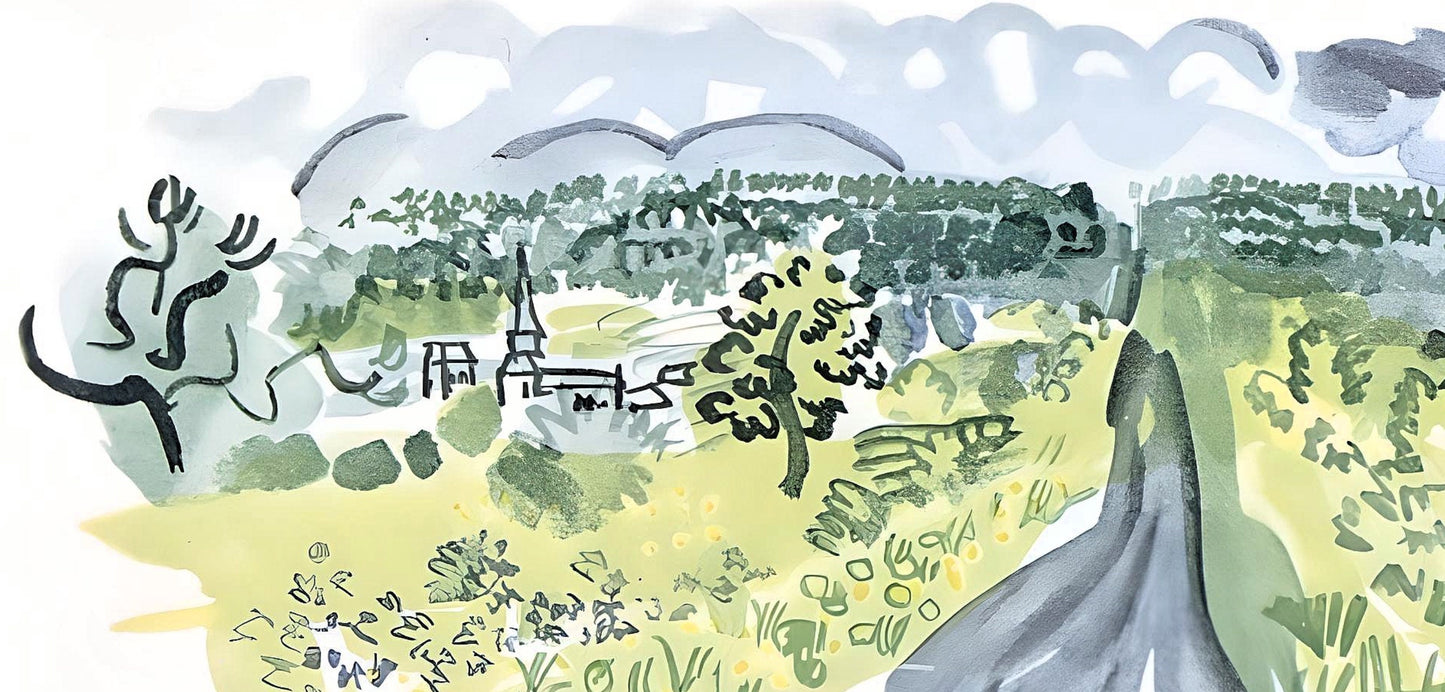 Raoul Dufy, Village De France, Vacances Forces