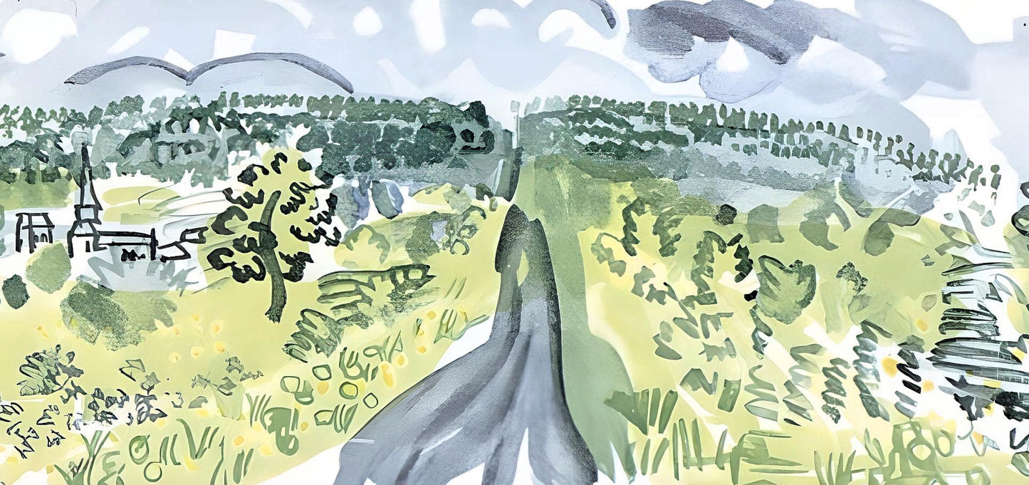 Raoul Dufy, Village De France, Vacances Forces