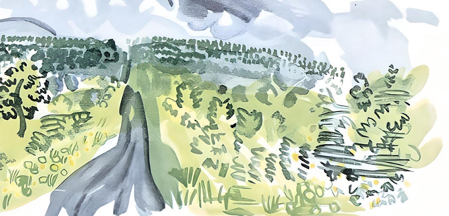 Raoul Dufy, Village De France, Vacances Forces