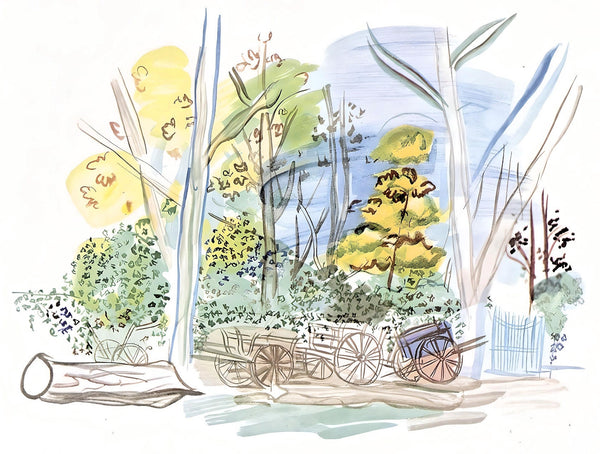 Raoul Dufy, Le Cimetire Des Carrioles, Vacances Forces