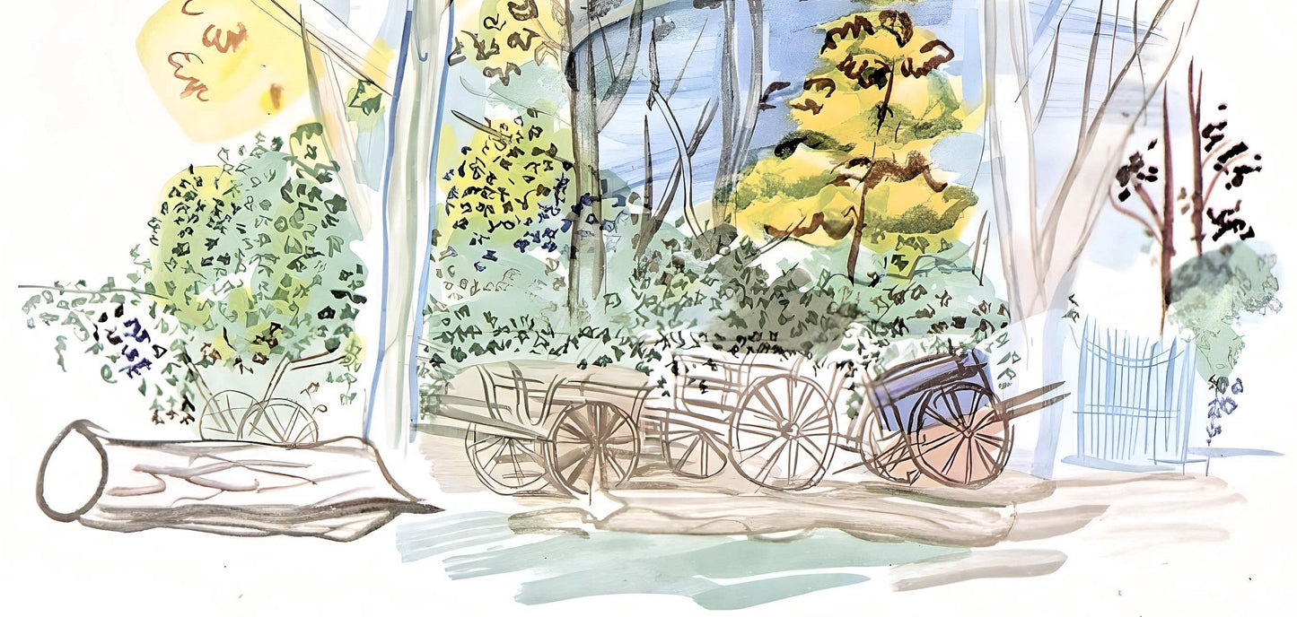 Raoul Dufy, Le Cimetire Des Carrioles, Vacances Forces