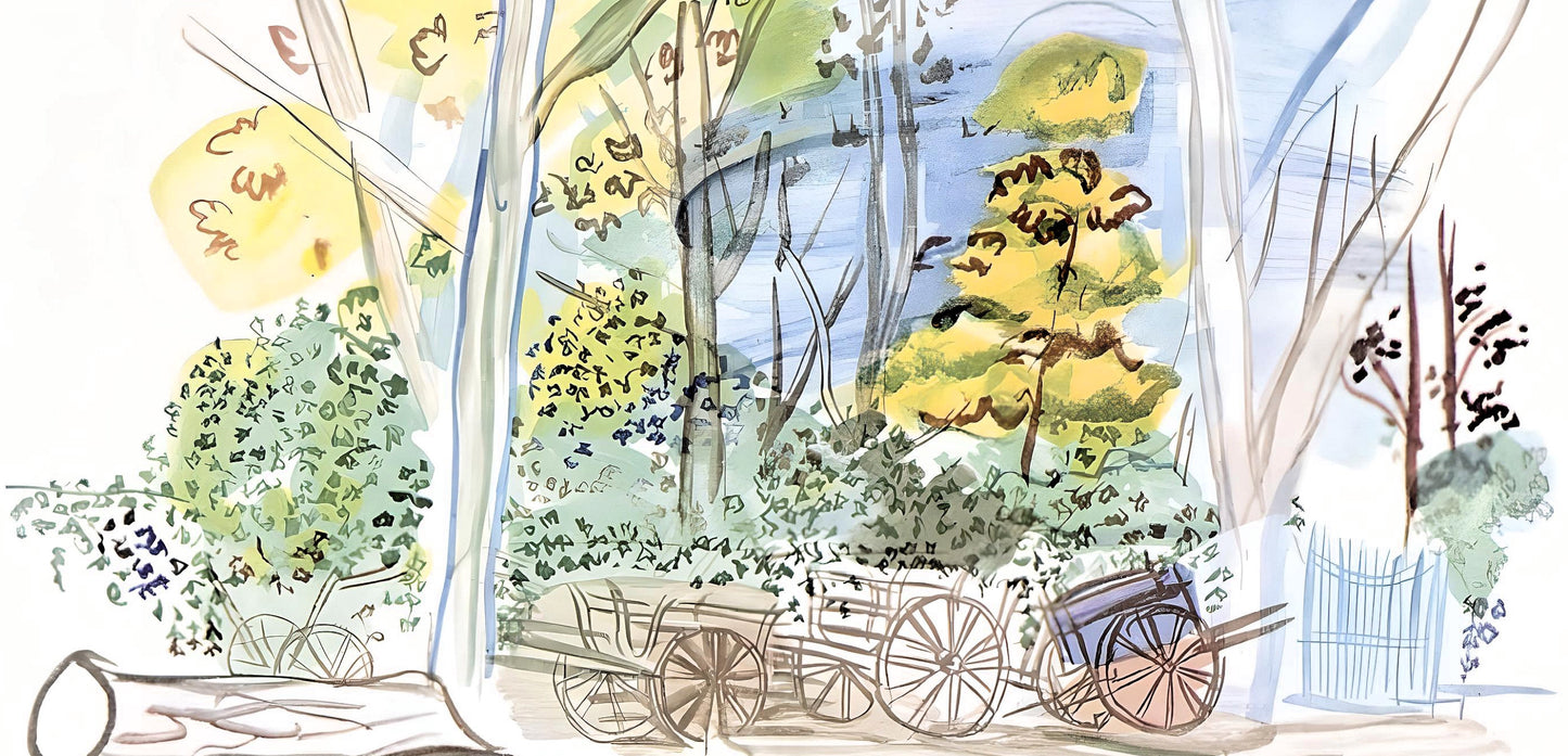 Raoul Dufy, Le Cimetire Des Carrioles, Vacances Forces