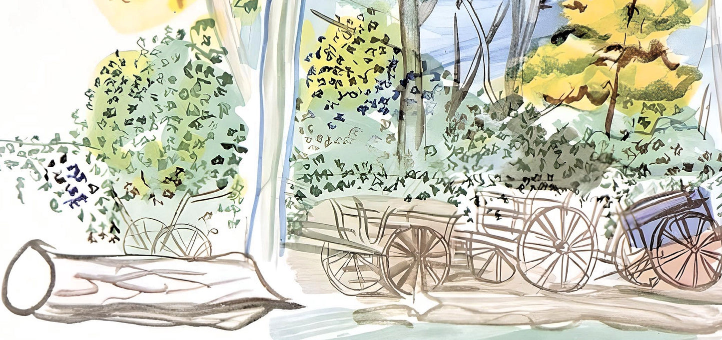 Raoul Dufy, Le Cimetire Des Carrioles, Vacances Forces