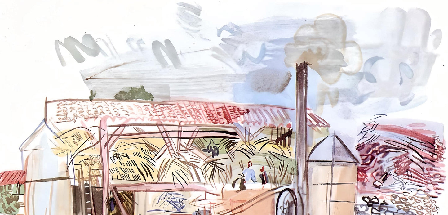 Raoul Dufy, A La Batteuse, Vacances Forces