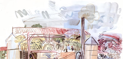 Raoul Dufy, A La Batteuse, Vacances Forces