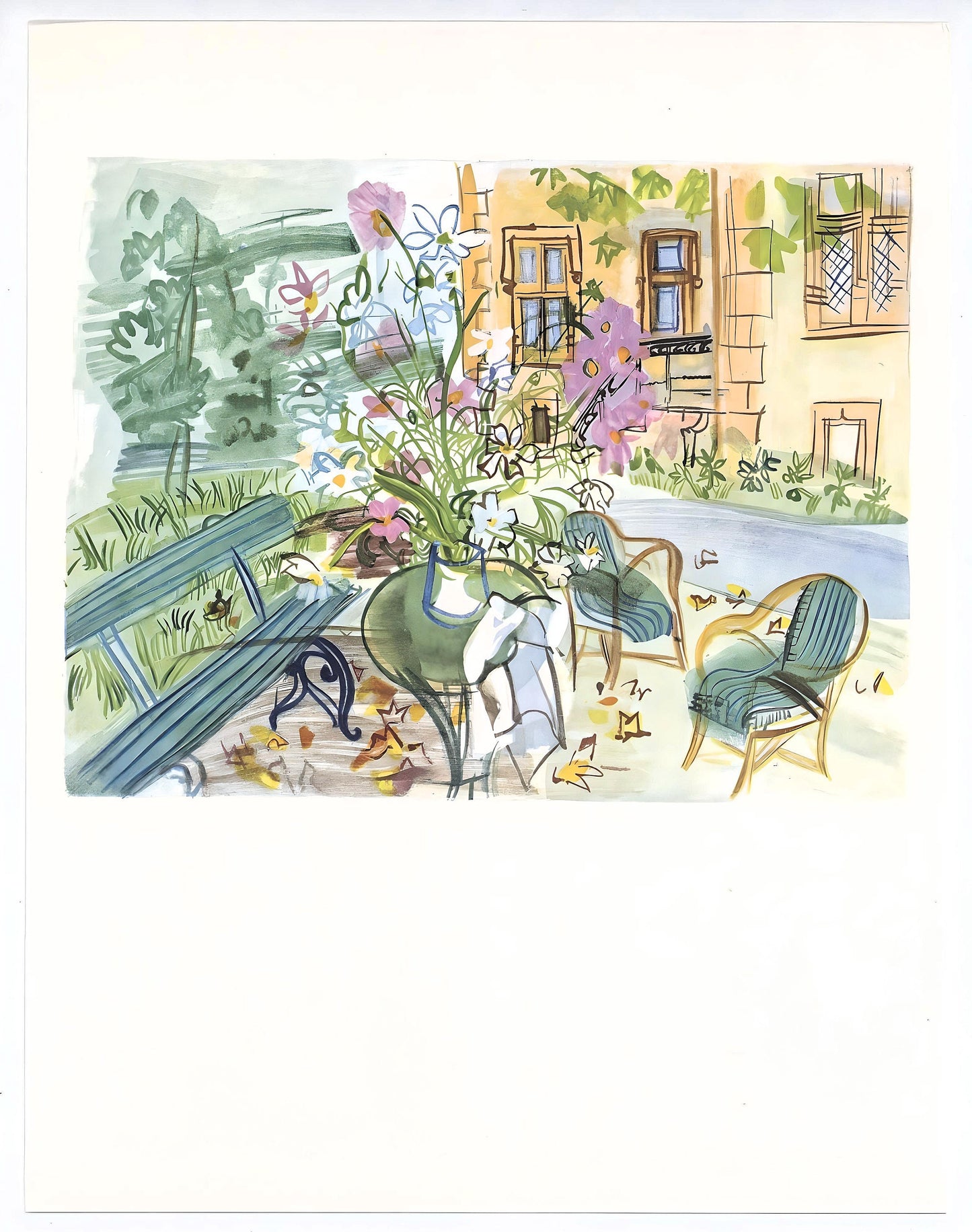 Raoul Dufy, Notre Maison De Montsauns, Vacances Forces
