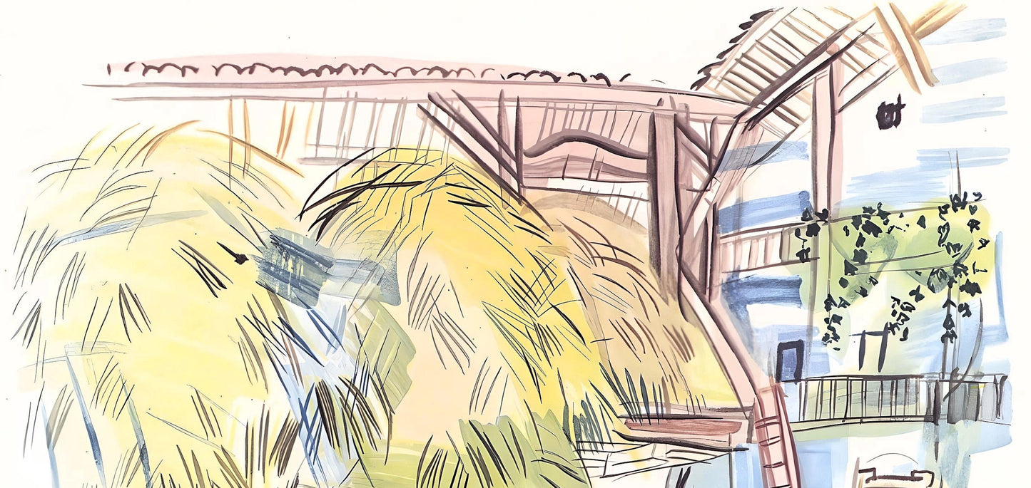 Raoul Dufy, La Belle Grange De Lestel, Vacances Forces