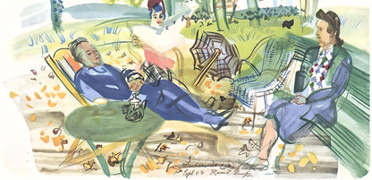 Raoul Dufy, Dans Le Jardin De Montsauns, Vacances Forces