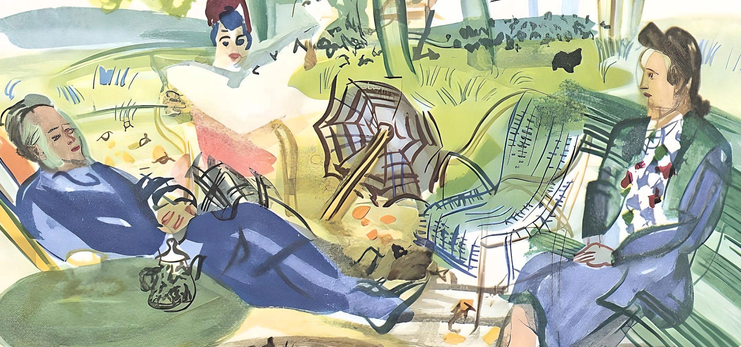 Raoul Dufy, Dans Le Jardin De Montsauns, Vacances Forces