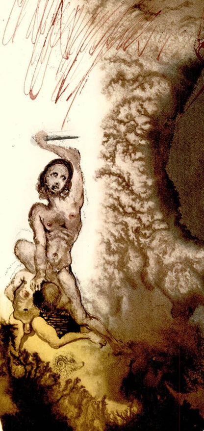 Salvador Dali, Composition (Michler/Lpsinger 1600; Field 69-3), Biblia Sacra, Lithograph