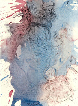 Salvador Dali, Composition (Michler/Lpsinger 1600; Field 69-3), Biblia Sacra, Lithograph
