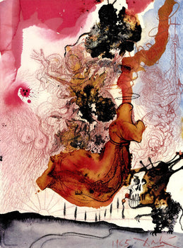 Salvador Dali, Composition (Michler/Lpsinger 1600; Field 69-3), Biblia Sacra, Lithograph