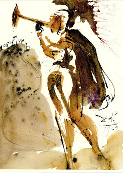 Salvador Dali, Composition (Michler/Lpsinger 1600; Field 69-3), Biblia Sacra, Lithograph