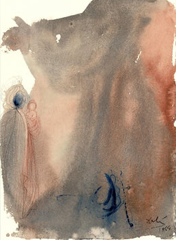 Salvador Dali, Composition (Michler/Lpsinger 1600; Field 69-3), Biblia Sacra, Lithograph
