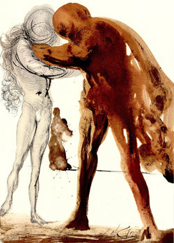 Salvador Dali, Composition (Michler/Lpsinger 1600; Field 69-3), Biblia Sacra, Lithograph