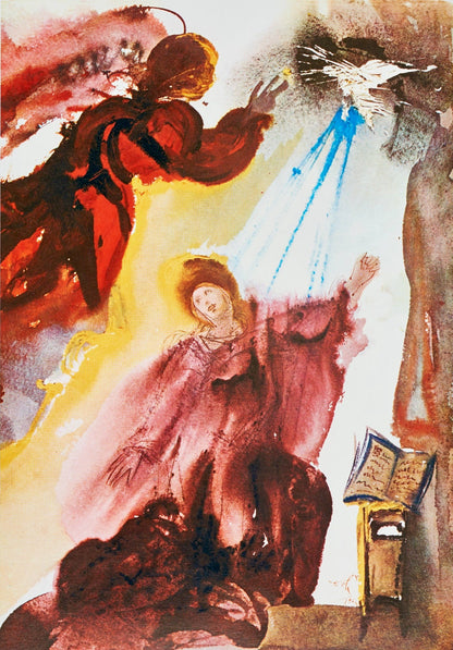 Salvador Dali, Composition (Michler/Lpsinger 1600; Field 69-3), Biblia Sacra, Lithograph