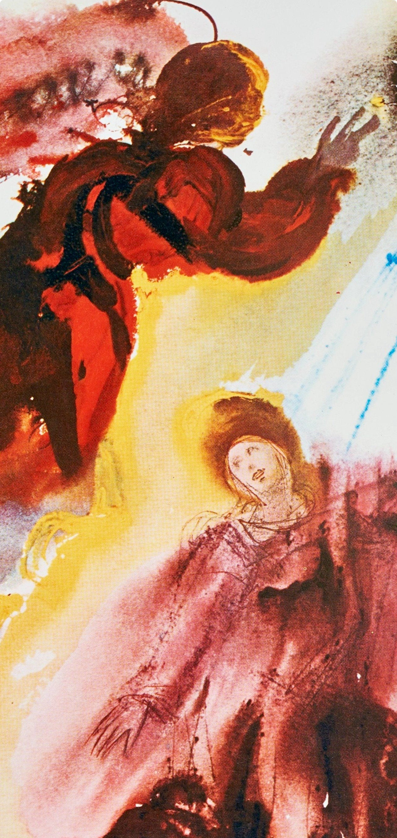 Salvador Dali, Composition (Michler/Lpsinger 1600; Field 69-3), Biblia Sacra, Lithograph