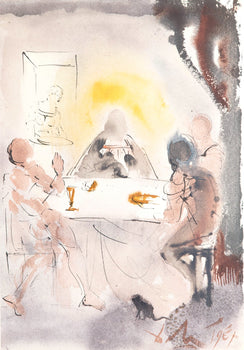 Salvador Dali, Composition (Michler/Lpsinger 1600; Field 69-3), Biblia Sacra, Lithograph