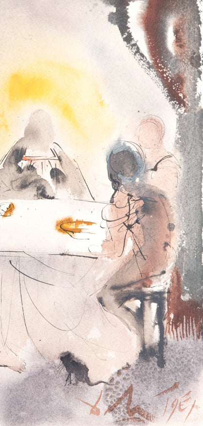 Salvador Dali, Composition (Michler/Lpsinger 1600; Field 69-3), Biblia Sacra, Lithograph