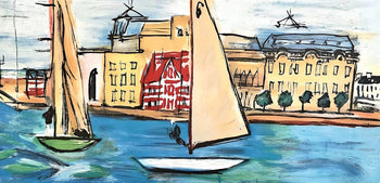 Raoul Dufy, Composition, Les Ctes Normandes, Lithograph