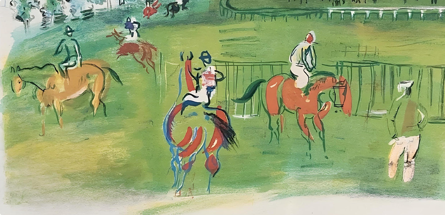 Raoul Dufy, Composition, Les Ctes Normandes, Lithograph