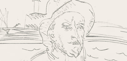 Raoul Dufy, Composition, Les Ctes Normandes, Lithograph