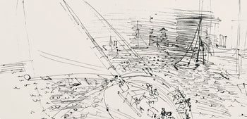 Raoul Dufy, Composition, Les Ctes Normandes, Lithograph