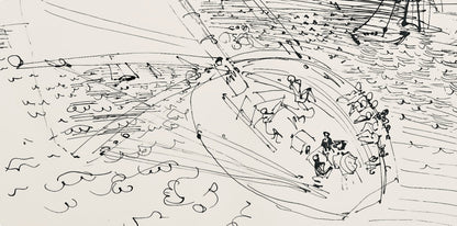 Raoul Dufy, Composition, Les Ctes Normandes, Lithograph