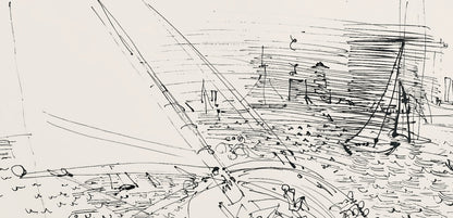 Raoul Dufy, Composition, Les Ctes Normandes, Lithograph