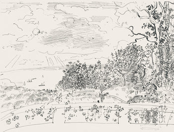 Raoul Dufy, Composition, Les Ctes Normandes, Lithograph