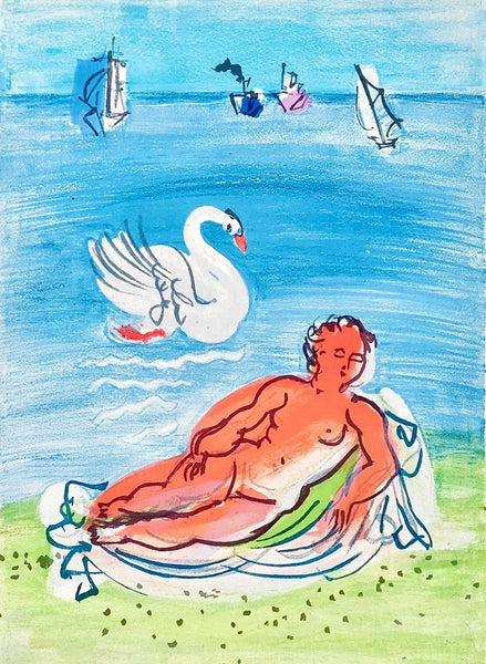 Raoul Dufy, Composition, Les Ctes Normandes, Lithograph