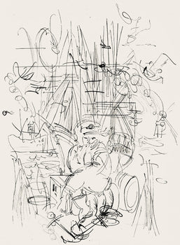 Raoul Dufy, Composition, Les Ctes Normandes, Lithograph