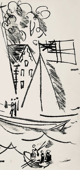 Raoul Dufy, Composition, Les Ctes Normandes, Lithograph