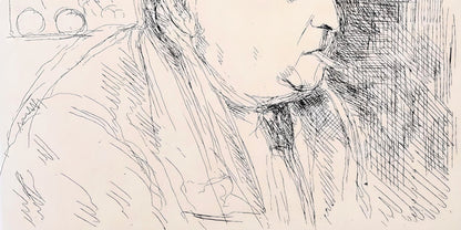 Andr Dunoyer De Segonzac, Portrait De L'Auteur, Au Temps De Paris Seine, Lithograph