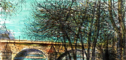 Jean Carzou, Le Pont-Neuf, Au Temps De Paris Seine, Lithograph