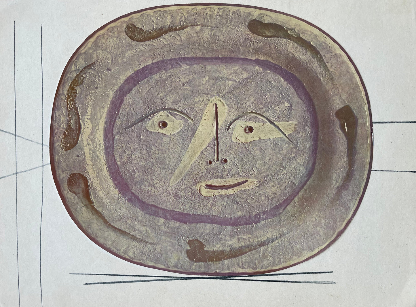 Pablo Picasso, Tude Pour La Cramique, Cramiques De Picasso (Orozco 105), Lithograph And Collotype