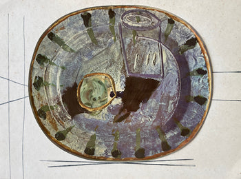 Pablo Picasso, Tude Pour La Cramique, Cramiques De Picasso (Orozco 105), Lithograph And Collotype