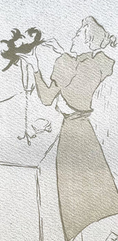 Henri De Toulouse-Lautrec, La Modiste, Tlautrec, Philadelphia Museum Of Art, Lithograph