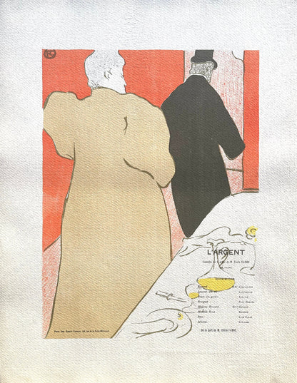 Henri De Toulouse-Lautrec, Monsieur Et Dame, Tlautrec, Philadelphia Museum Of Art, Lithograph