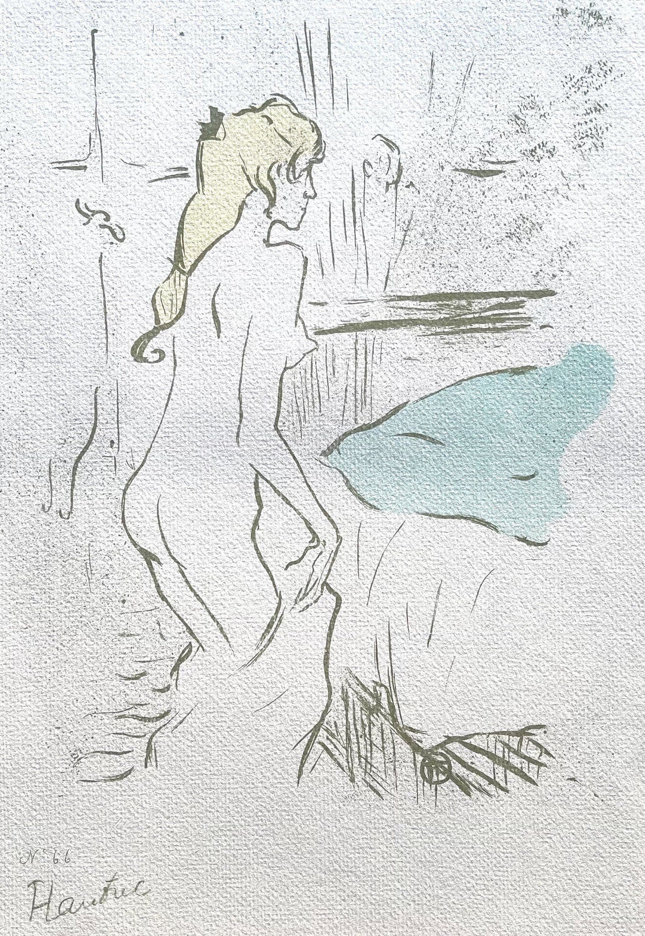 Henri De Toulouse-Lautrec, Tude De Femme, Tlautrec, Philadelphia Museum Of Art, Lithograph
