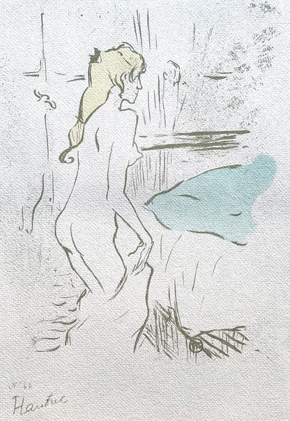Henri De Toulouse-Lautrec, Tude De Femme, Tlautrec, Philadelphia Museum Of Art, Lithograph