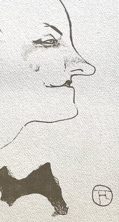 Henri De Toulouse-Lautrec, Yvette Guilbert, Tlautrec, Philadelphia Museum Of Art, Lithograph