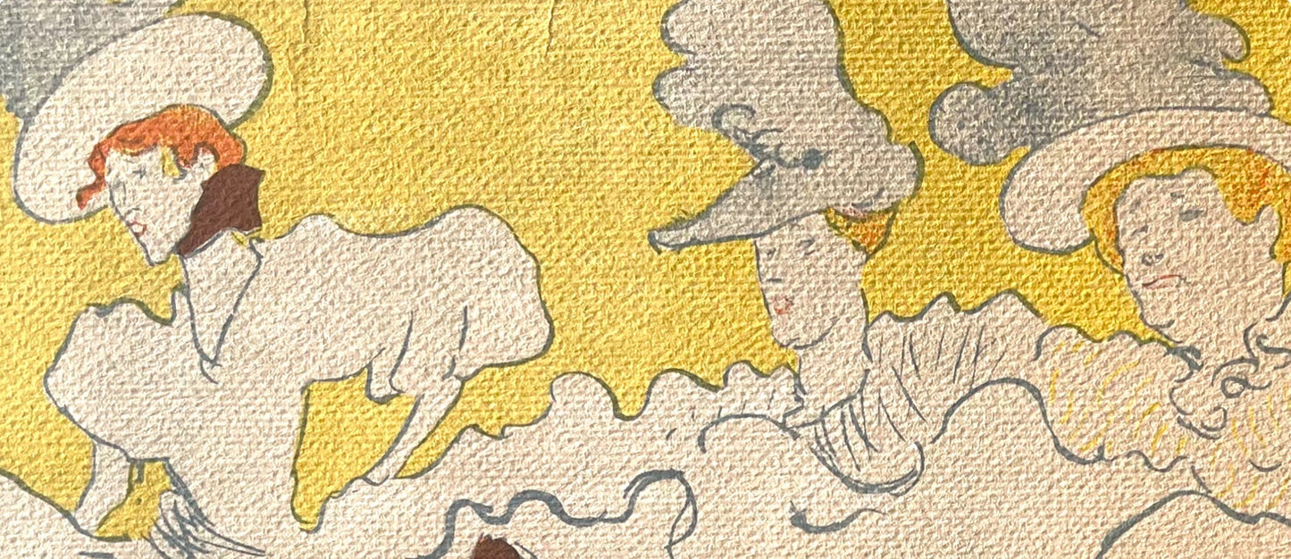 Henri De Toulouse-Lautrec, La Troupe De Mademoiselle Eglantine, Tlautrec, Philadelphia Museum Of