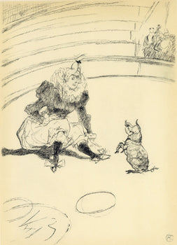 Henri De Toulouse-Lautrec, Clownesse Et Cochon, The Circus By Toulouse-Lautrec, Lithograph