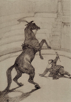Henri De Toulouse-Lautrec, Cheval Pointant, The Circus By Toulouse-Lautrec, Lithograph