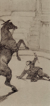 Henri De Toulouse-Lautrec, Cheval Pointant, The Circus By Toulouse-Lautrec, Lithograph